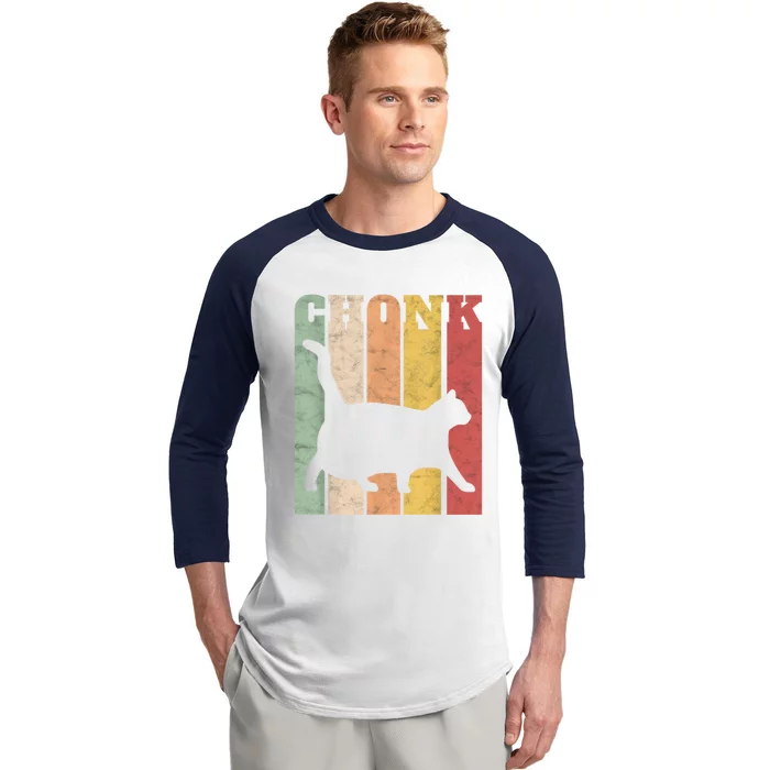 Chonk Scale Cat Meme Chonky Chonk Memes Baseball Sleeve Shirt