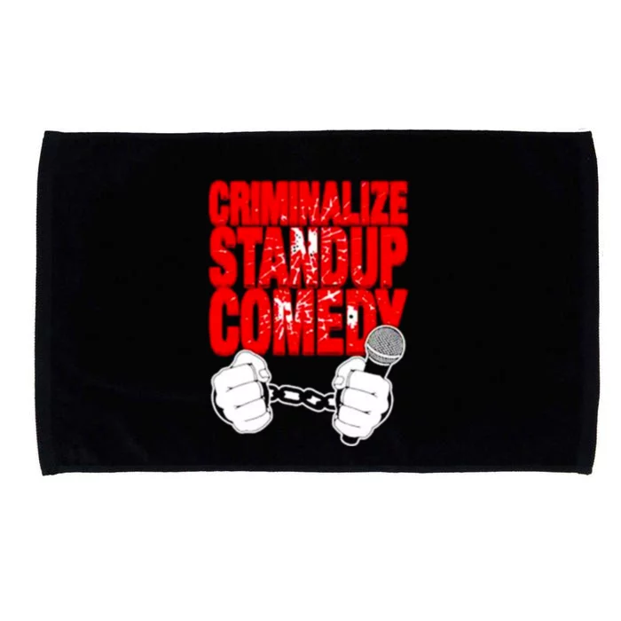 Criminalize Standup Comedy Funny Microfiber Hand Towel