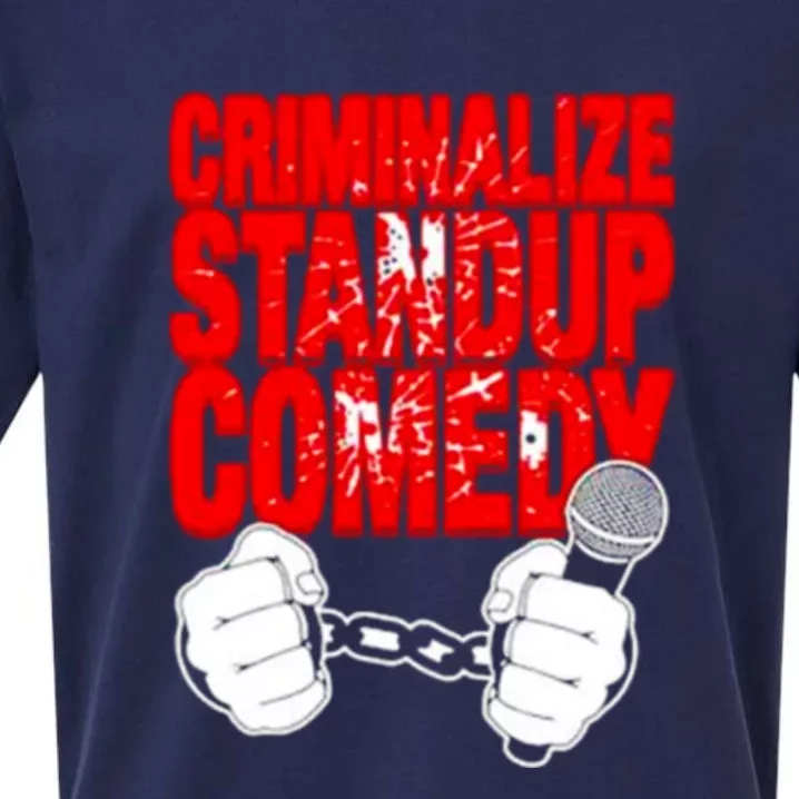 Criminalize Standup Comedy Funny Sueded Cloud Jersey T-Shirt