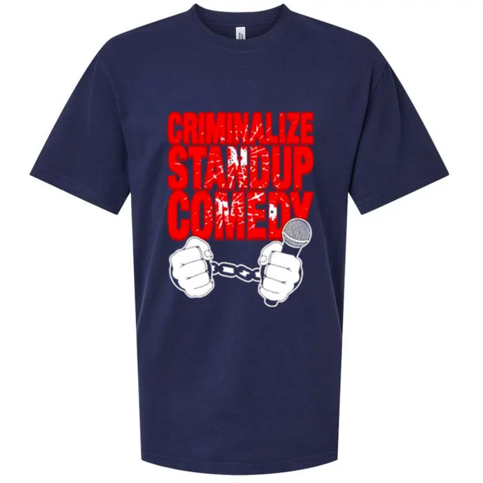 Criminalize Standup Comedy Funny Sueded Cloud Jersey T-Shirt