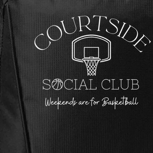 Courtside Social Club Basketball Mom City Backpack