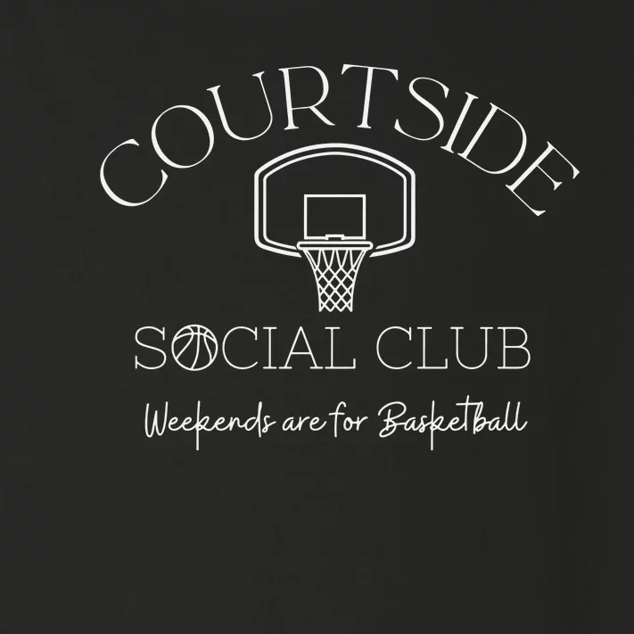 Courtside Social Club Basketball Mom Toddler Long Sleeve Shirt