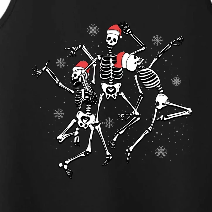 Christmas Skeleton Dancing Gift Performance Tank