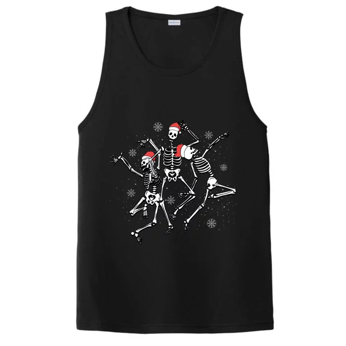 Christmas Skeleton Dancing Gift Performance Tank