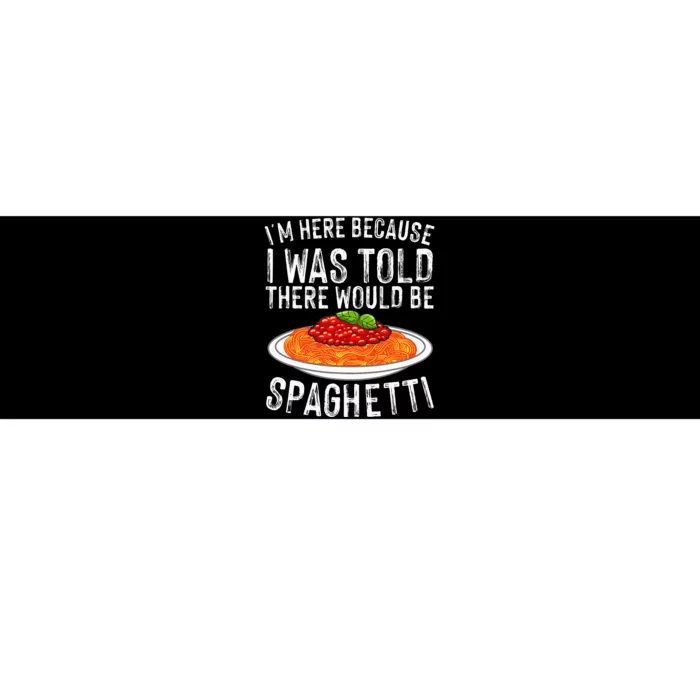 Cute Spaghetti Design For  Spaghetti Pasta Lovers Bumper Sticker