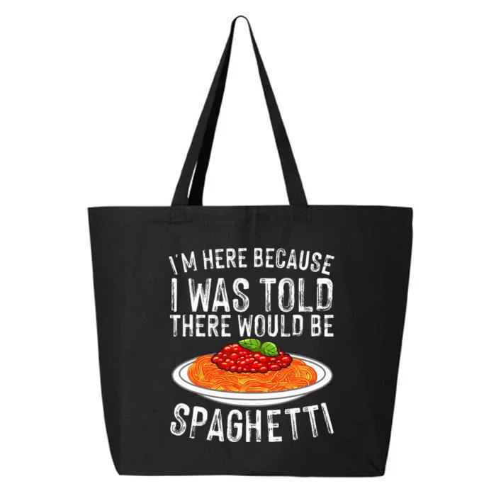 Cute Spaghetti Design For  Spaghetti Pasta Lovers 25L Jumbo Tote