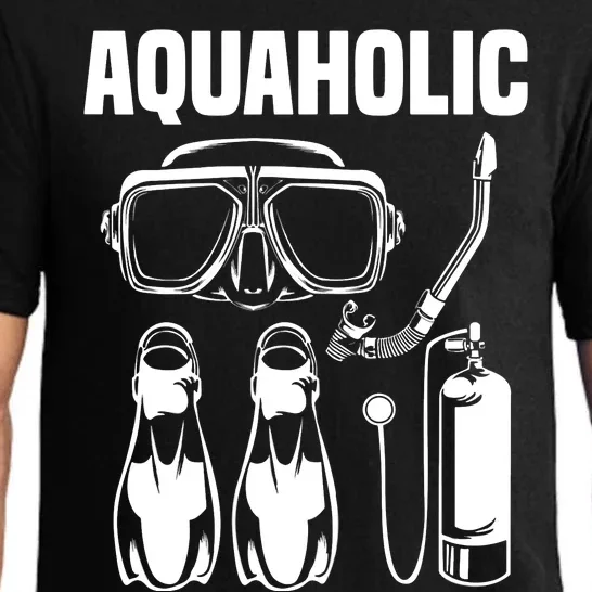 Cool Scuba Diving Themed Design For Men Women Scuba Dive Pajama Set