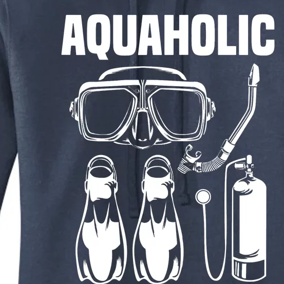 Cool Scuba Diving Themed Design For Men Women Scuba Dive Women's Pullover Hoodie