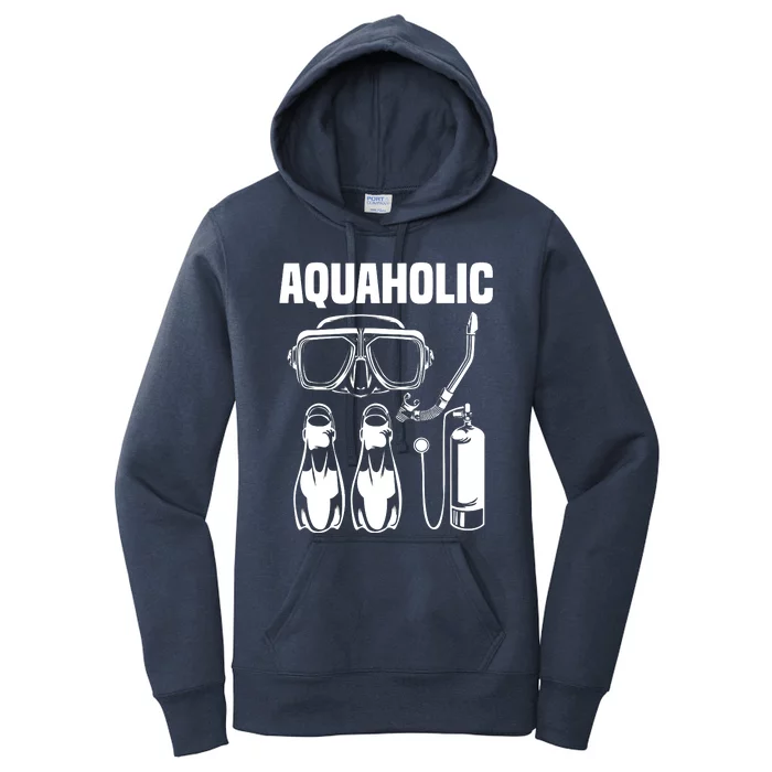 Cool Scuba Diving Themed Design For Men Women Scuba Dive Women's Pullover Hoodie