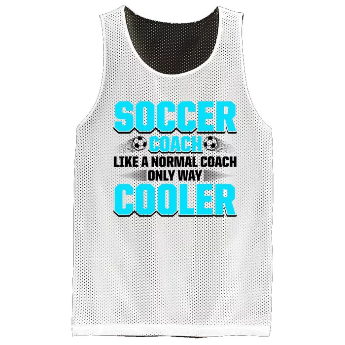 Coaching Soccer Dad Coach Soccer Coach Mesh Reversible Basketball Jersey Tank