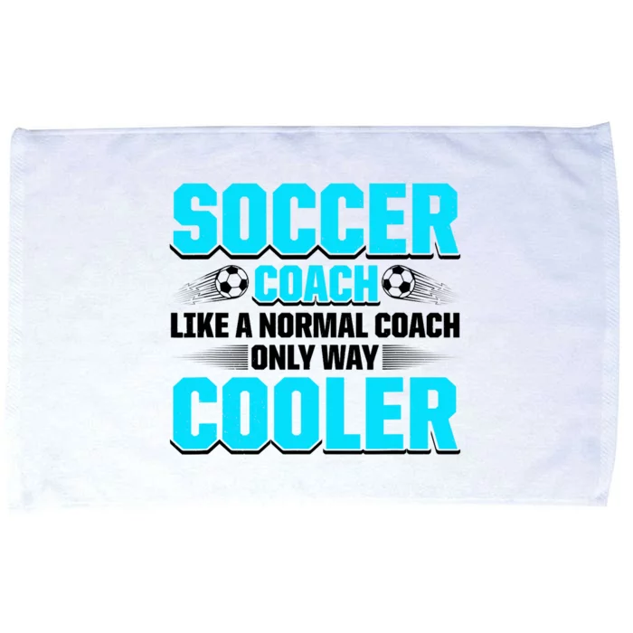 Coaching Soccer Dad Coach Soccer Coach Microfiber Hand Towel