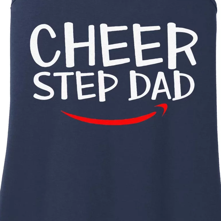 Cheer Step Dad Fathers Day Daddy Stepfather Stepdad Dad Ladies Essential Tank