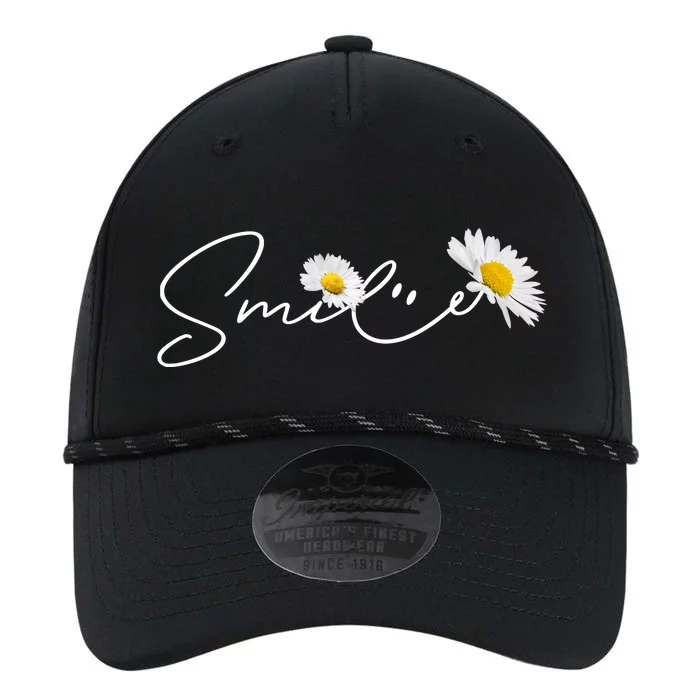 Cute Smile Daisy Flower Performance The Dyno Cap