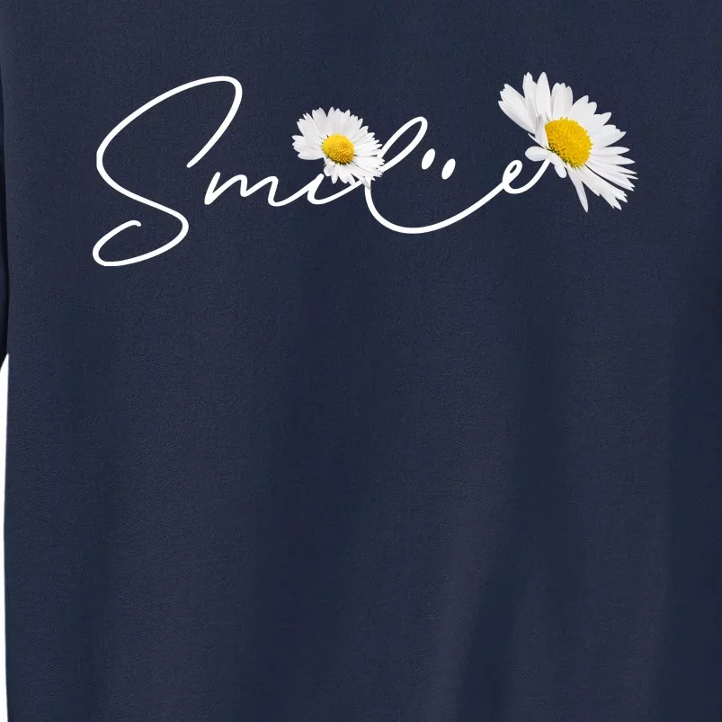 Cute Smile Daisy Flower Tall Sweatshirt