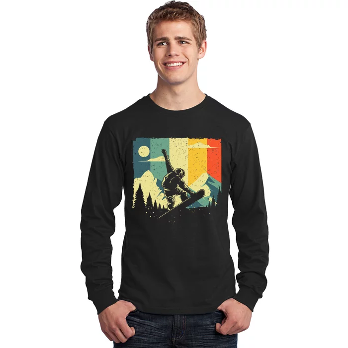 Cool Snowboarding Design Snowboarder Long Sleeve Shirt