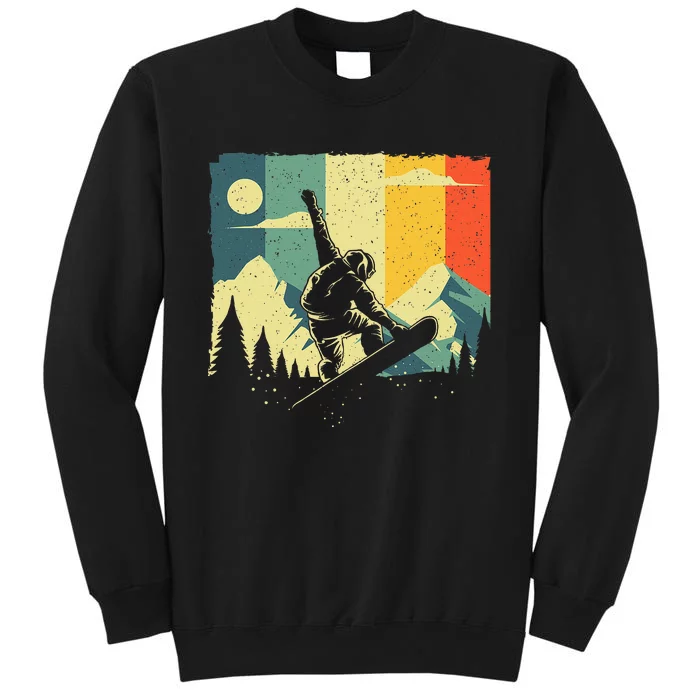 Cool Snowboarding Design Snowboarder Tall Sweatshirt