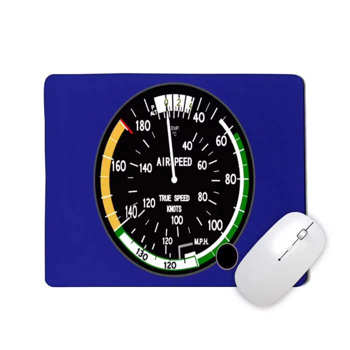 Cockpit Six Dials Flight Simulator Pilot Aircraft Gift Mousepad