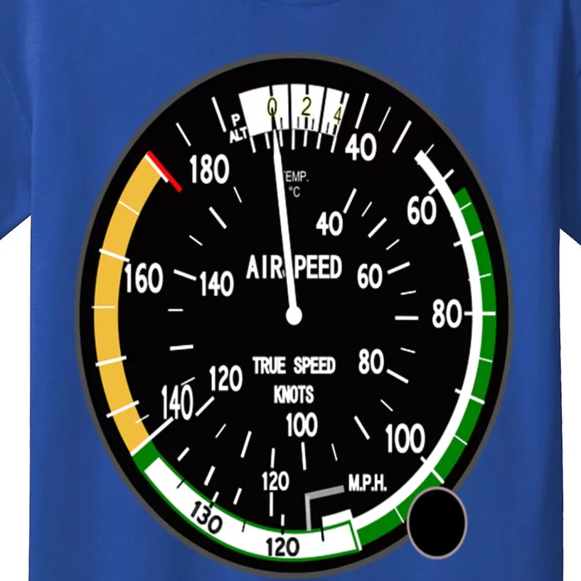 Cockpit Six Dials Flight Simulator Pilot Aircraft Gift Kids T-Shirt