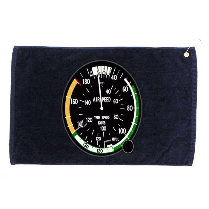 Cockpit Six Dials Flight Simulator Pilot Aircraft Gift Grommeted Golf Towel