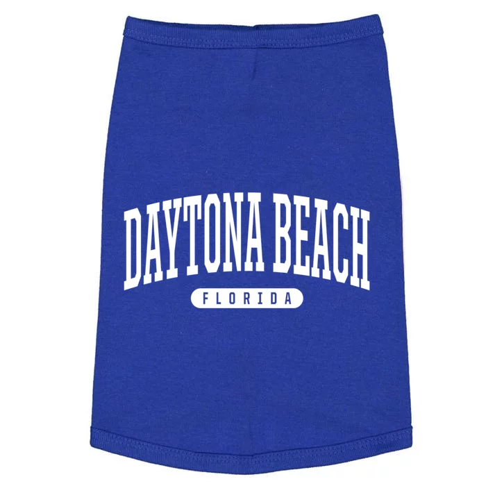 College Style Daytona Beach Florida Souvenir Gift Doggie Tank