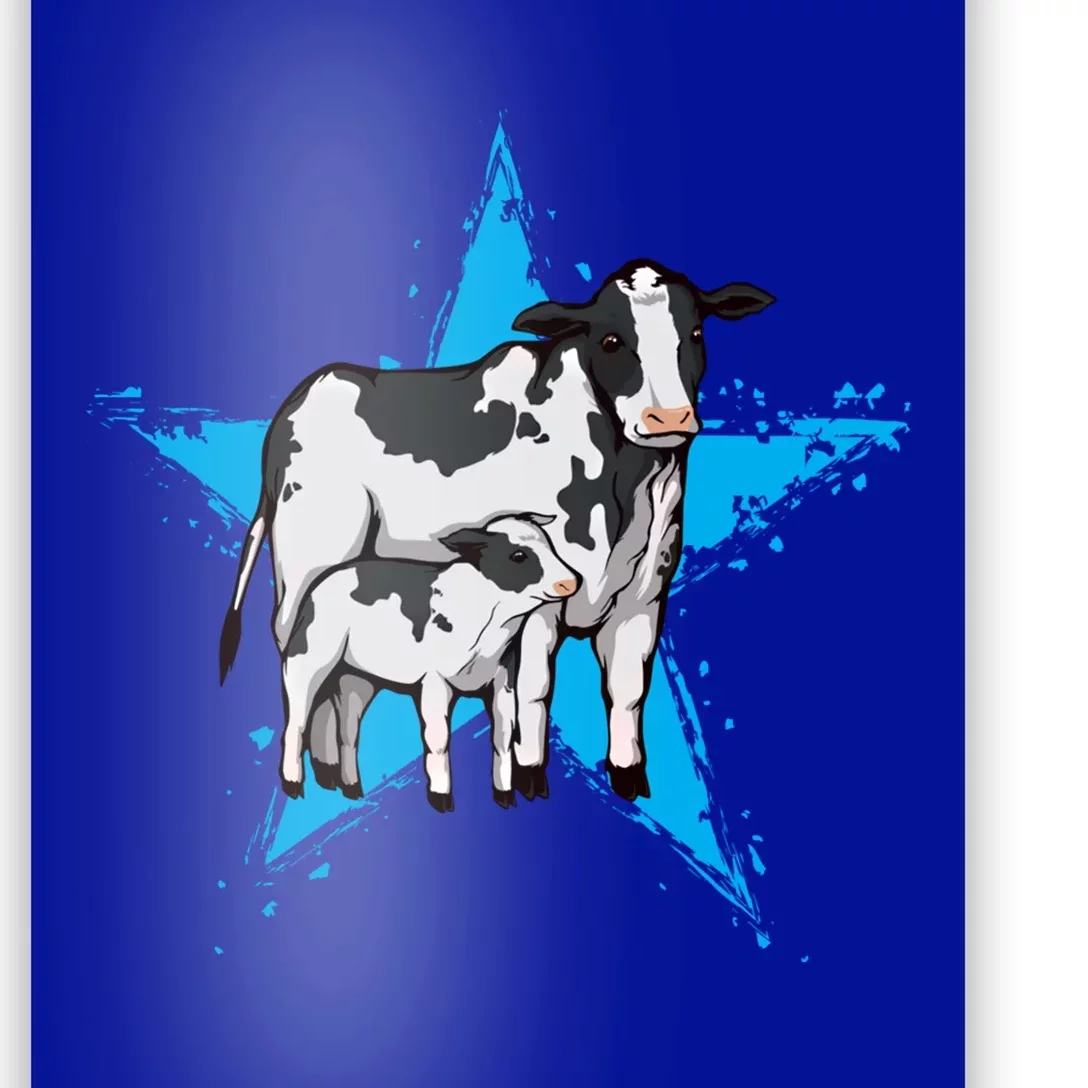 Cow Star Design Cattle Love Lover Cows Gift Poster