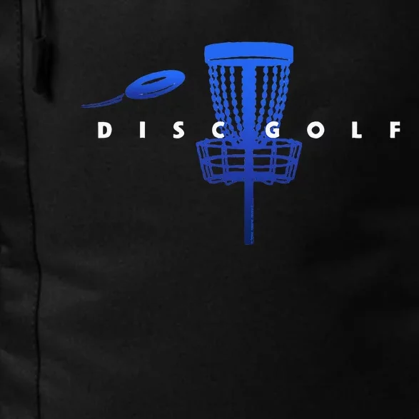 Cool Stylized Disc Golf With Basket And Disc Disk Golf Daily Commute Backpack