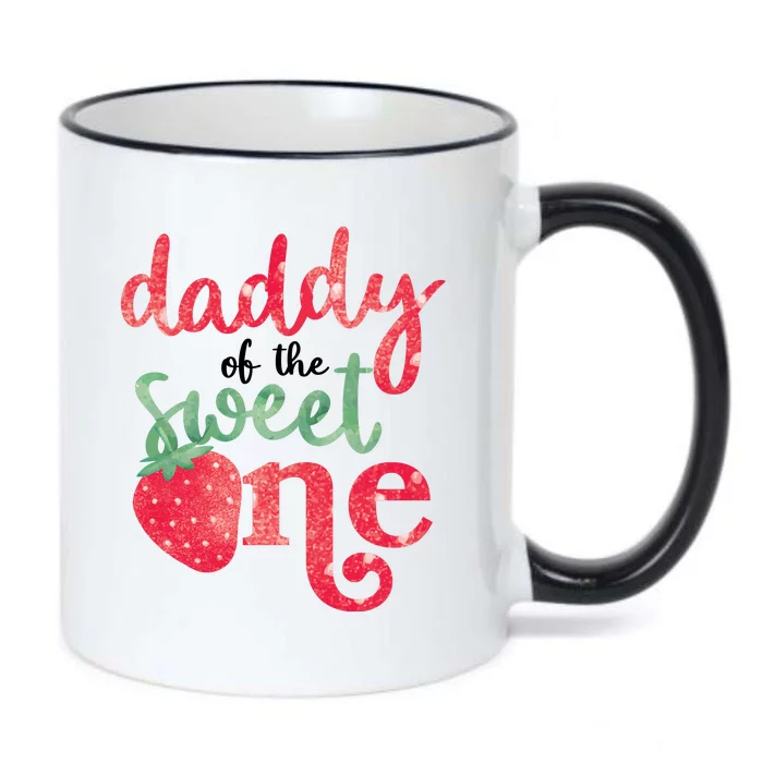 Cute Strawberry Daddy Of The Sweet One Black Color Changing Mug