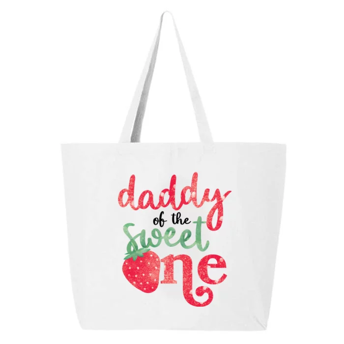 Cute Strawberry Daddy Of The Sweet One 25L Jumbo Tote