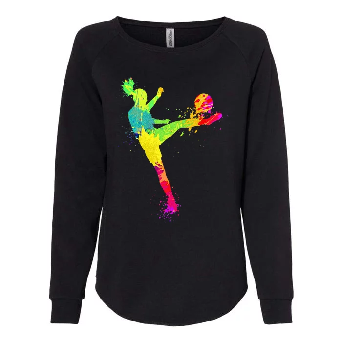 Cool Soccer Design For Wo Soccer Player Sport Lover Womens California Wash Sweatshirt