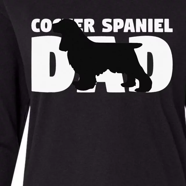 Cocker Spaniel Dad Cocker Spaniel Gift for Dog Father Womens Cotton Relaxed Long Sleeve T-Shirt