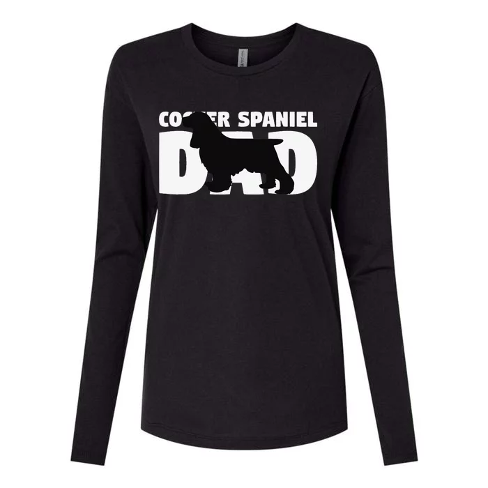 Cocker Spaniel Dad Cocker Spaniel Gift for Dog Father Womens Cotton Relaxed Long Sleeve T-Shirt