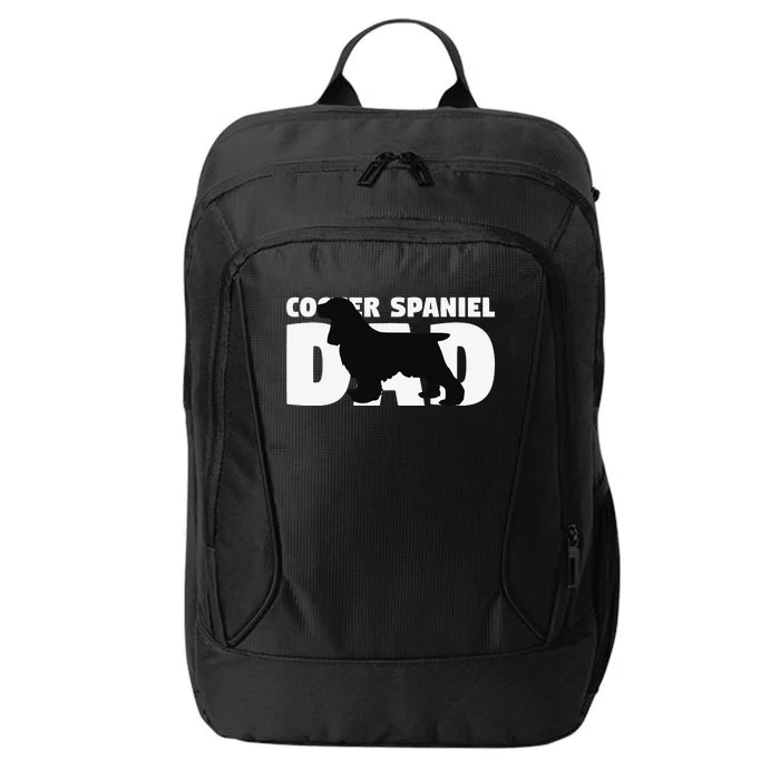 Cocker Spaniel Dad Cocker Spaniel Gift for Dog Father City Backpack