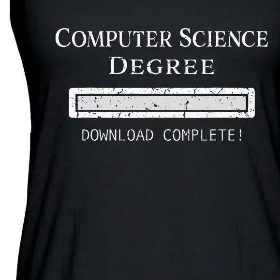 Computer Science Degree Graduation Ladies Essential Flowy Tank