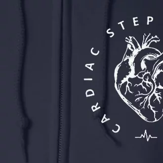 Cardiac Step Down Unit Nurse Cvicu Cticu Cicu Cardiology Full Zip Hoodie