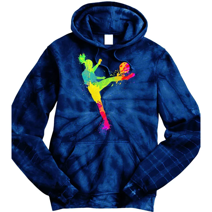 Cool Soccer Design tie dye For  sport Lover Tie Dye Hoodie