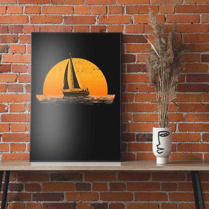 Cute Sailing Design Sailboat Sail Sailing Ship Poster