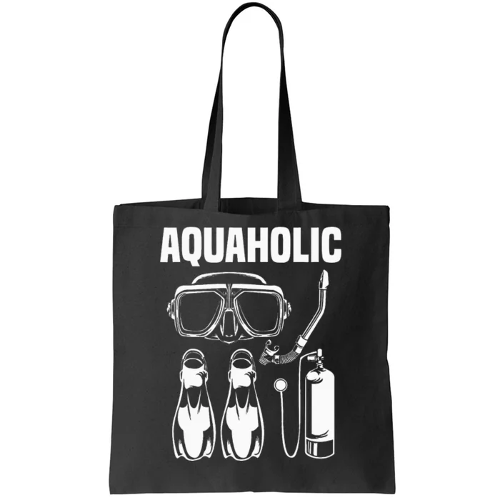 Cool Scuba Diving Themed Design Scuba Dive Tote Bag