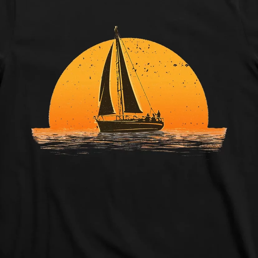 Cute Sailing Design For Women Sailboat Sail Sailing Ship T-Shirt