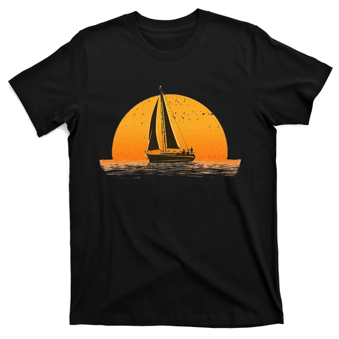 Cute Sailing Design For Women Sailboat Sail Sailing Ship T-Shirt