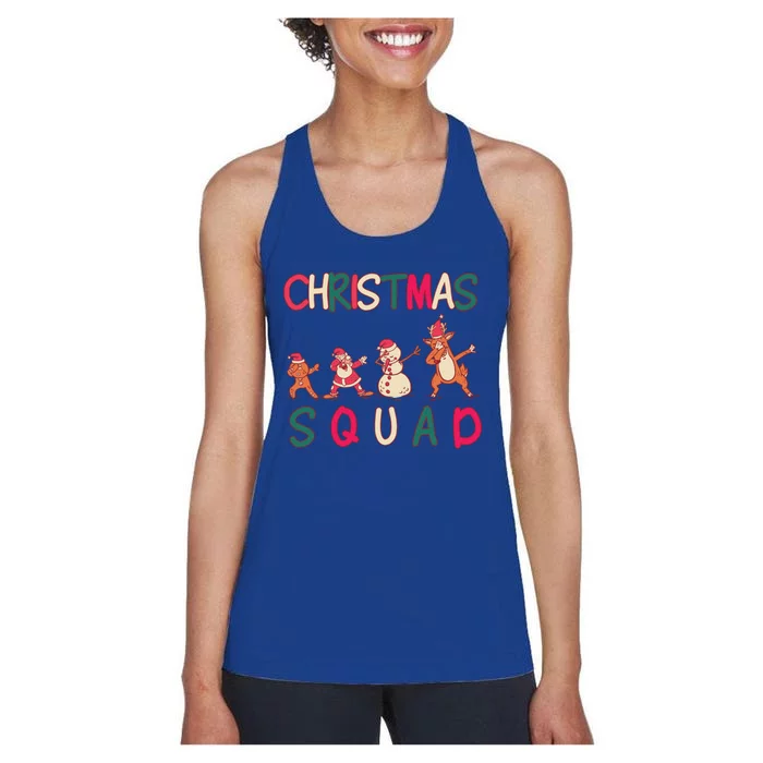 Christmas Squad Designs Family Christmas Gift Women's Racerback Tank