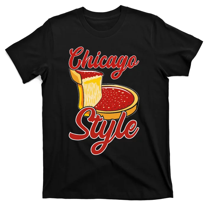 Chicago Style Deep Dish Pizza T-Shirt