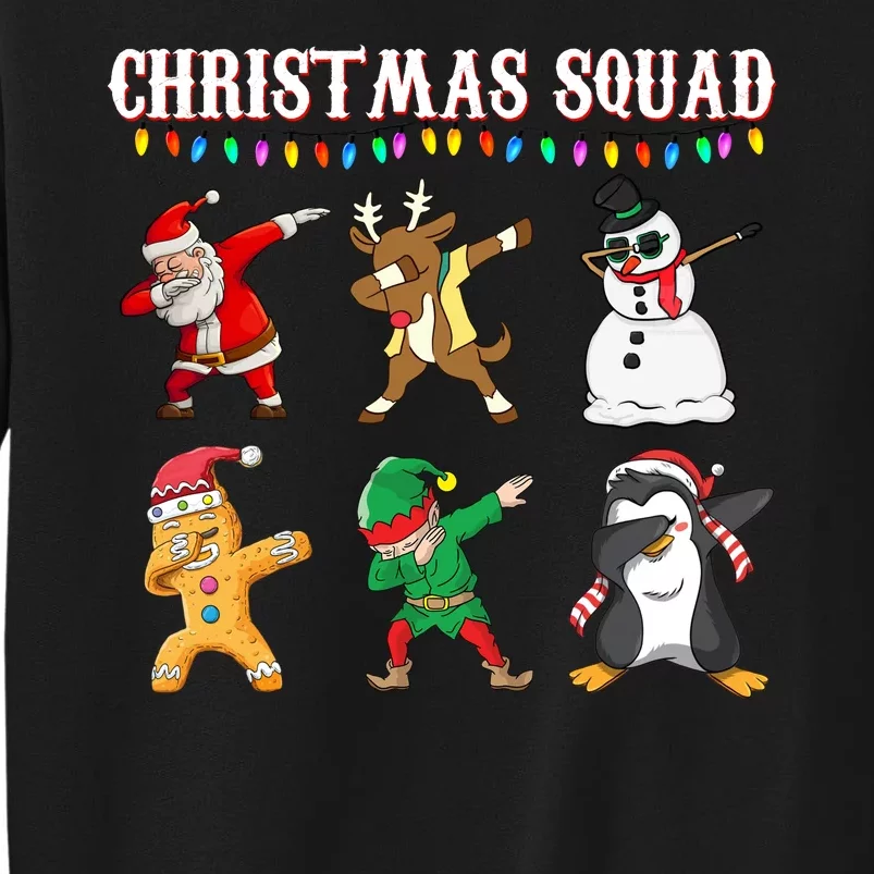 Christmas Squad Dabbing Characters Sweatshirt