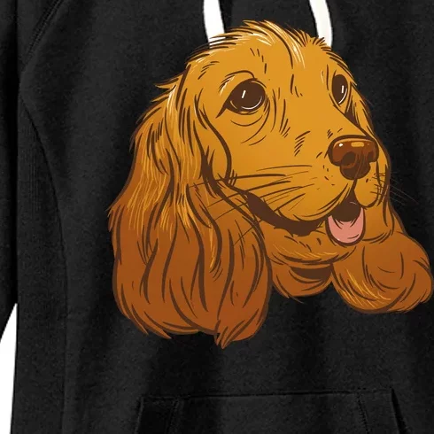 Cocker Spaniel Dog Women's Fleece Hoodie