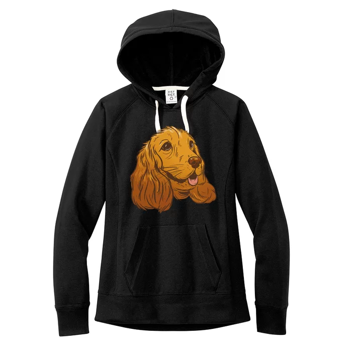 Cocker Spaniel Dog Women's Fleece Hoodie