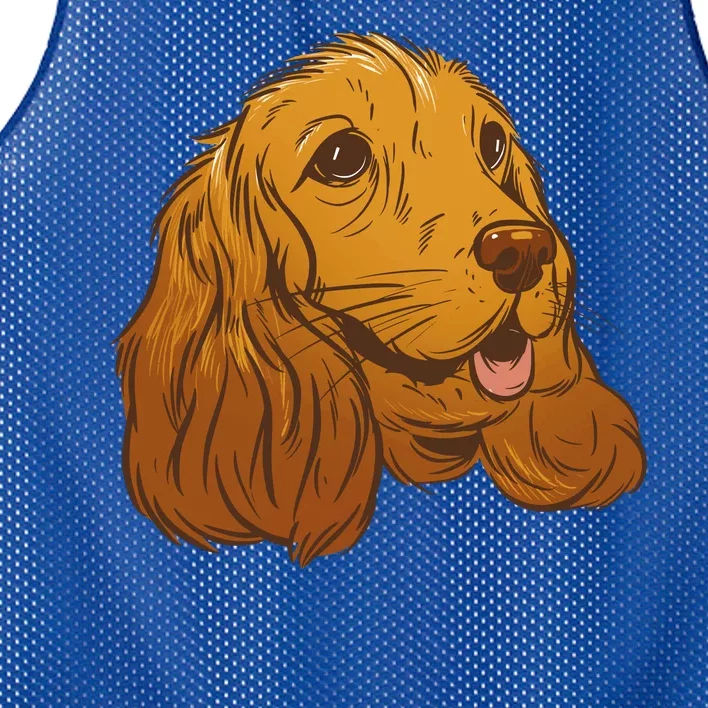 Cocker Spaniel Dog Mesh Reversible Basketball Jersey Tank