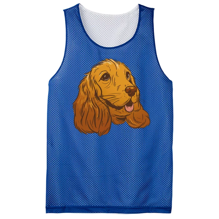 Cocker Spaniel Dog Mesh Reversible Basketball Jersey Tank