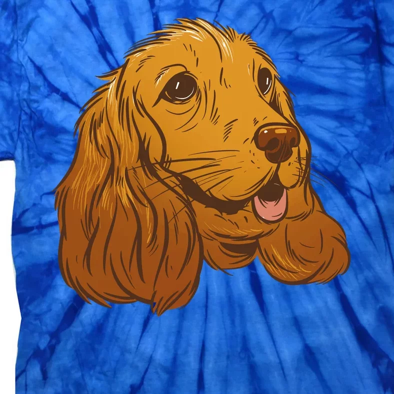 Cocker Spaniel Dog Tie-Dye T-Shirt