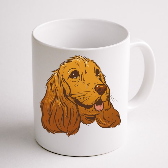 Cocker Spaniel Dog Front & Back Coffee Mug