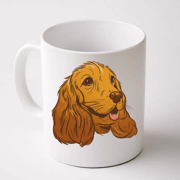 Cocker Spaniel Dog Front & Back Coffee Mug