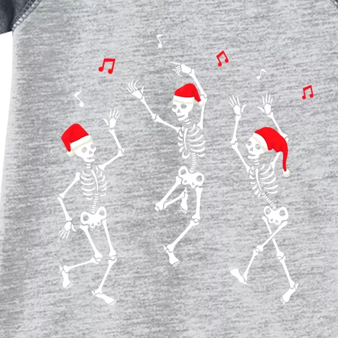 Christmas Skeleton Dancing Funny Infant Baby Jersey Bodysuit